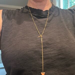 JENNIFER ZEUNER Sasha Lariat Necklace